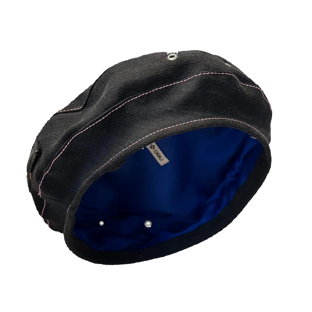 copenhagen beret - black/pink L