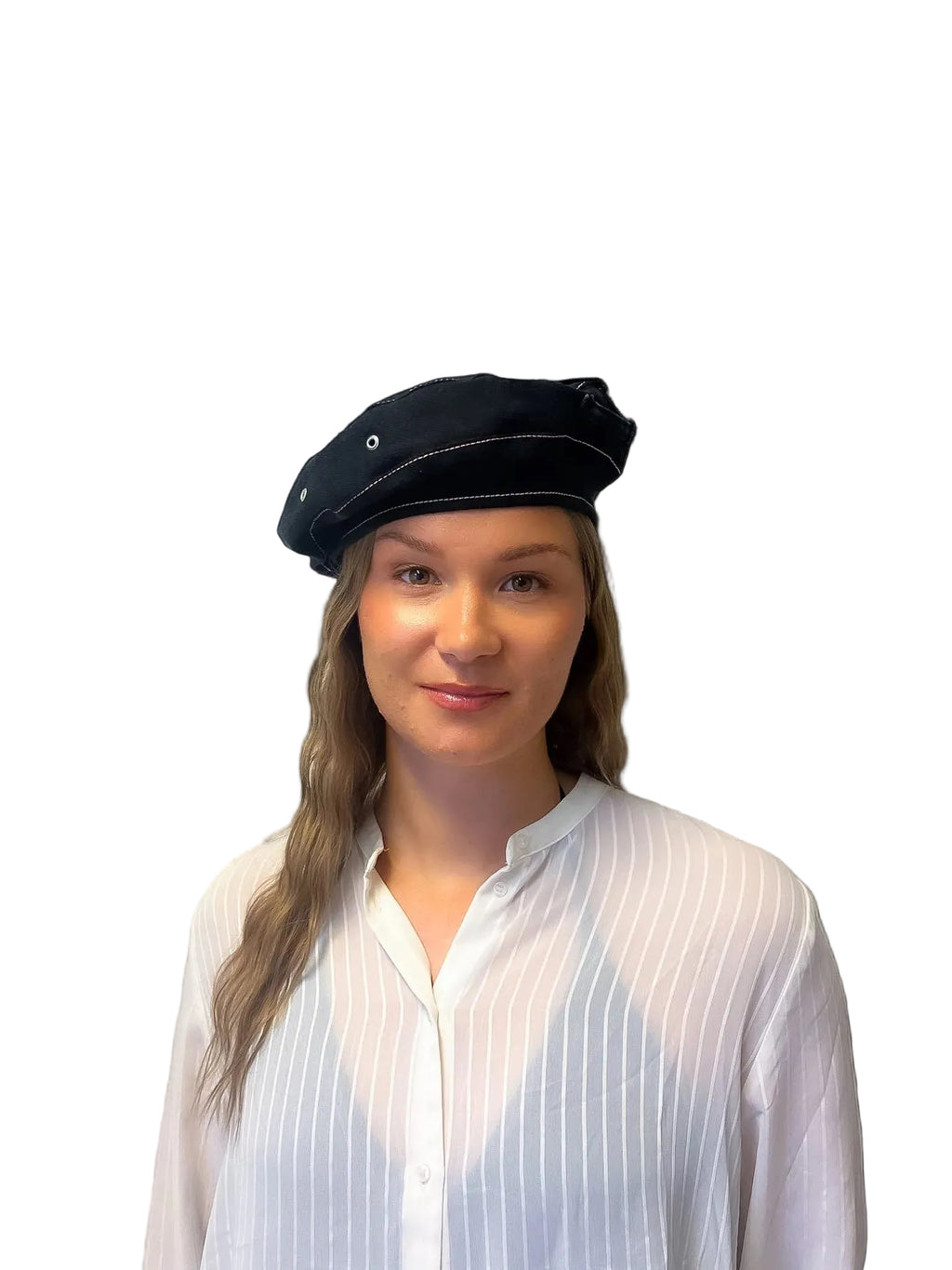 copenhagen beret - black/pink L