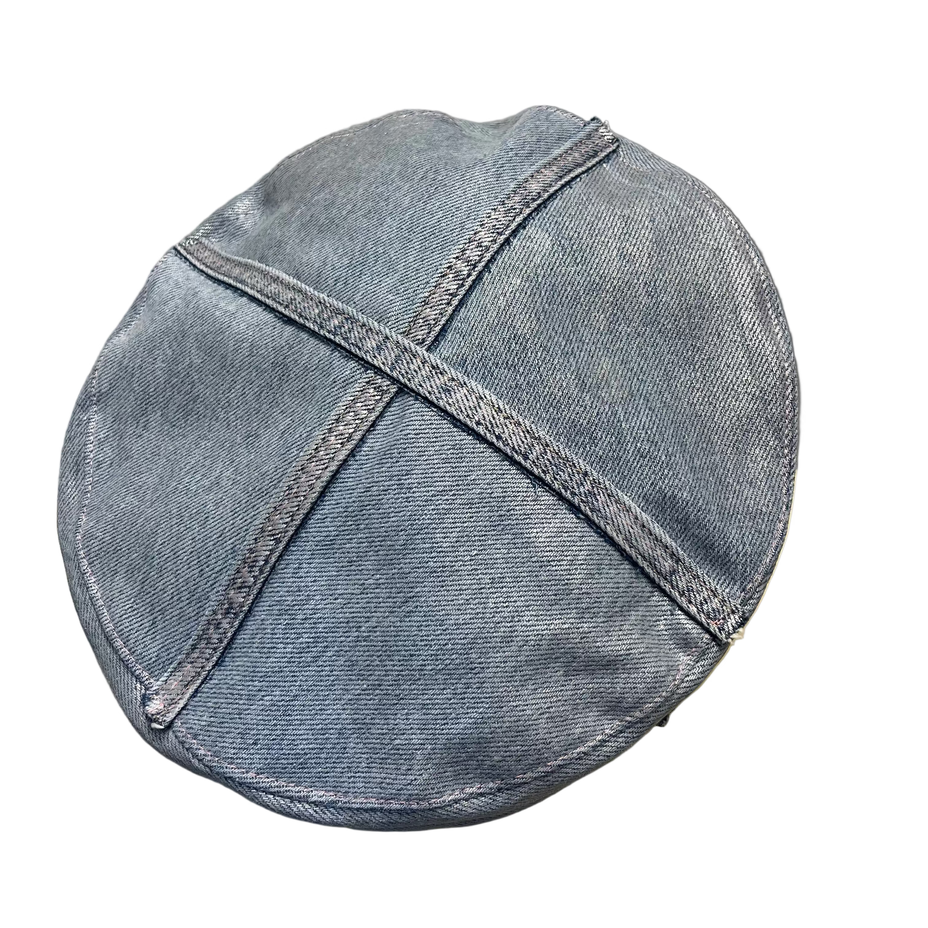 copenhagen beret - shiny light blue S