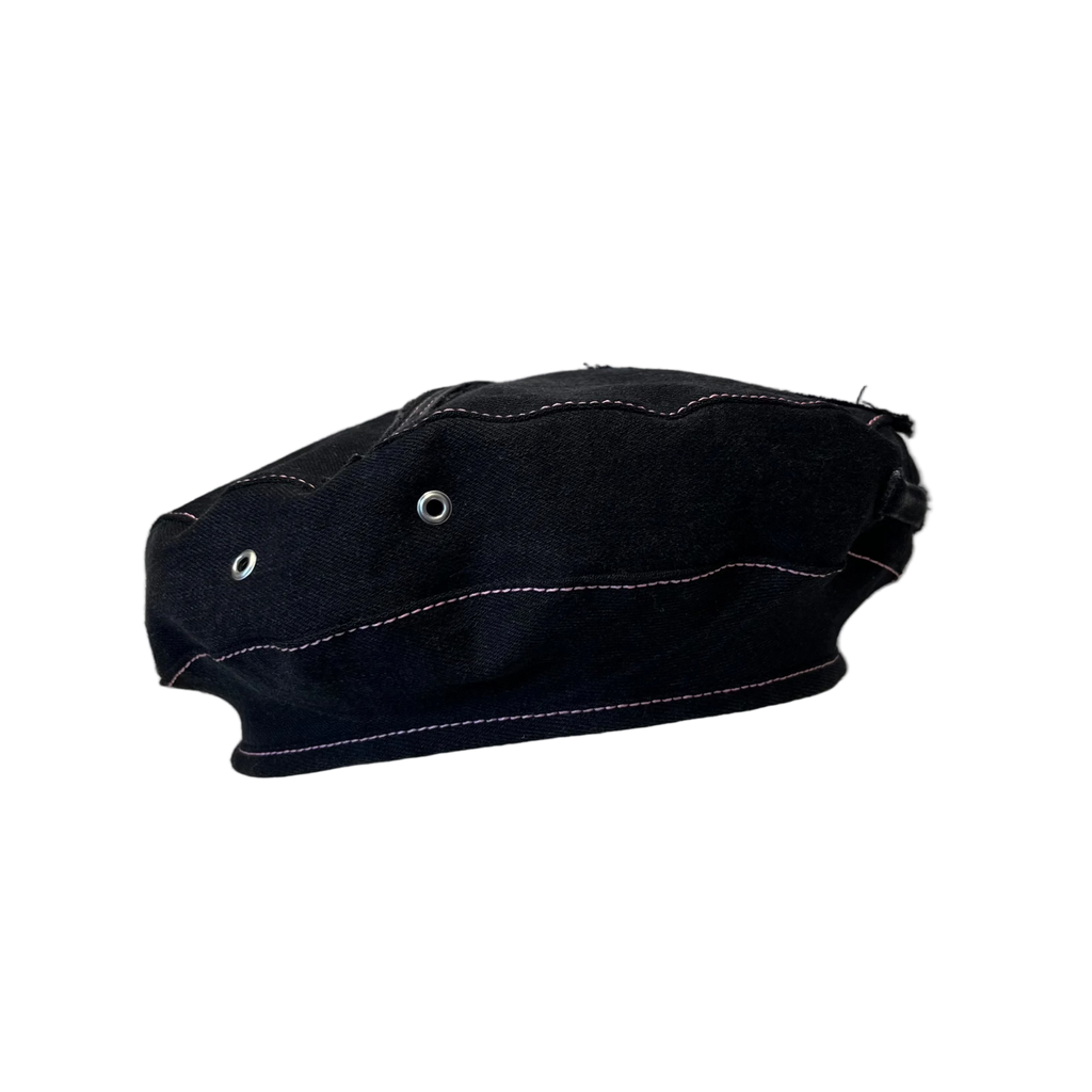 copenhagen beret - black/pink L